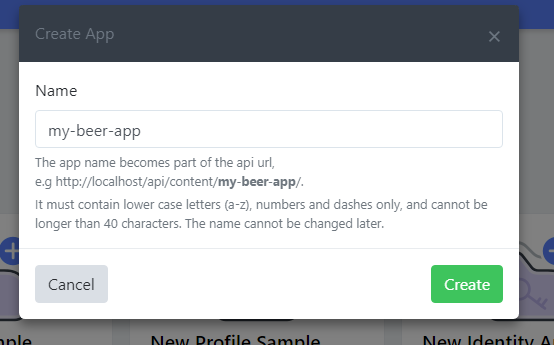 Beer App Create