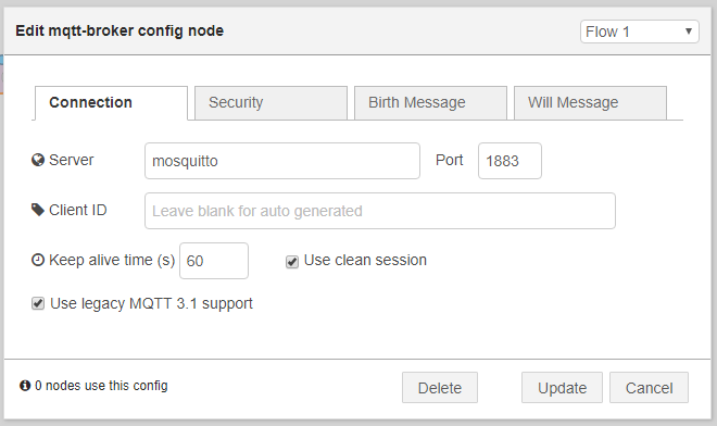Broker Config