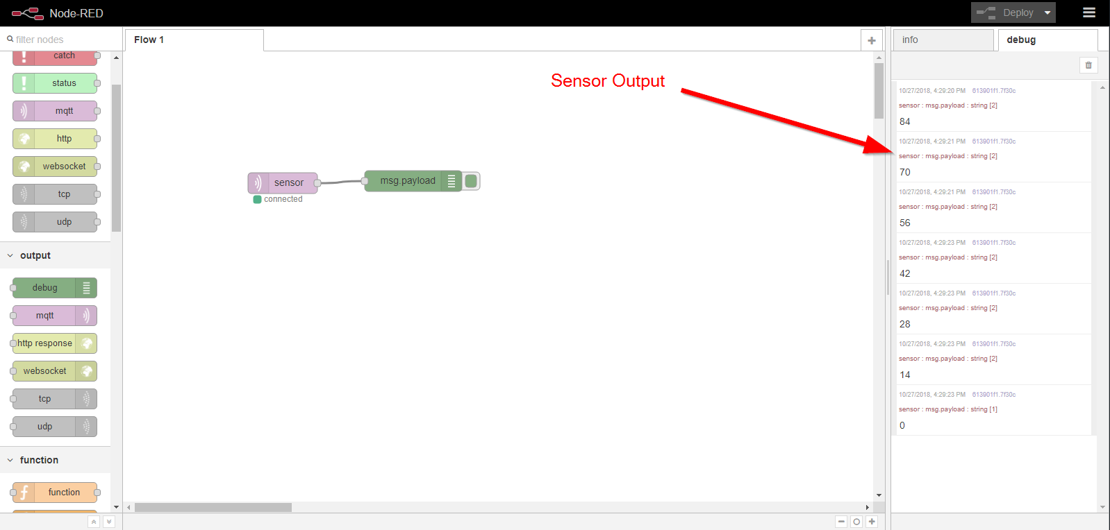 Debug Output