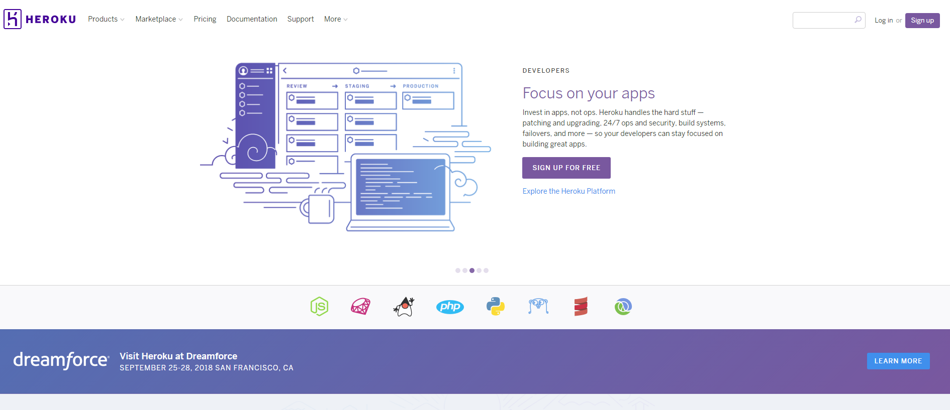 Heroku Homepage