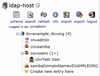 Org Tree with User