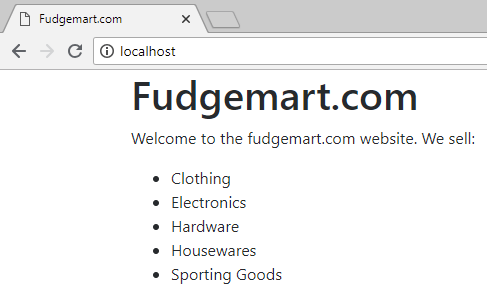 updated page with sporting goods